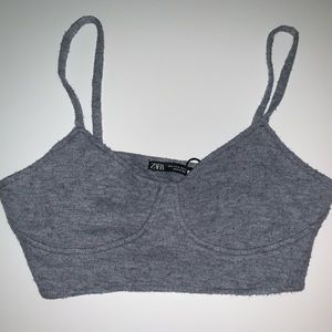 Zara crop top tank